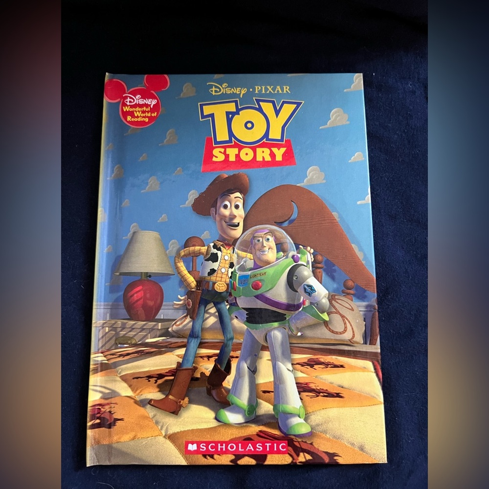 Scholastic Disney Pixar Hardback Toy Story book. Wonderful world of reading.
